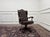 Brown Large English Chesterfield Office Chair For Sale - Image 8 of 8