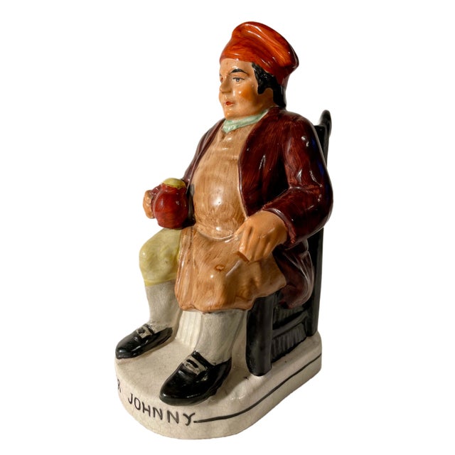 Antique Staffordshire Souter Johnny Toby Jug For Sale - Image 6 of 9