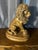 Vintage Classical Style Gold Gilt Lion Sculpture – Resin For Sale - Image 4 of 11
