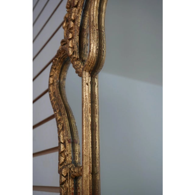 Labarge Labarge Vintage Italian Gold Decorator Mirror For Sale - Image 4 of 12
