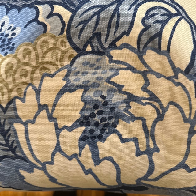 Handcrafted decorative pillow case. Double sided Thibaut Honshu blue linen, 16”X16”, invisible zipper. Selling only the...