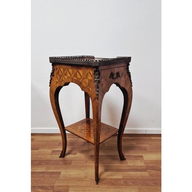 Napoleon III Coffee Table, 1900s For Sale - Image 3 of 17