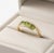 Not Yet Made - Made To Order Natural Peridot Channel Set Bypass Ring - Gemstone Wrap Birthstone Ring Us 7 For Sale - Image 5 of 6