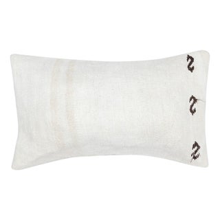 14"x24" Vintage Kilim Cushion Cover. Turkish Pillowcase. Lumbar Pillow Cover For Sale