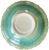 Kyle Kreigh Signed Crystalline Glaze Art Porcelain Pottery Bowl With Sculptural Beaded Rim For Sale - Image 9 of 11