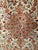 Vintage Persian Qum Area Rug, Hand-Knotted Silk, Floral Pattern, Ivory & Navy, 3x5 For Sale - Image 13 of 18