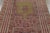 Hand-knotted in wool, this 4x7 Vintage Turkish Anatolian Prayer Rug, circa 1950–1959, features an elegant olive-green...
