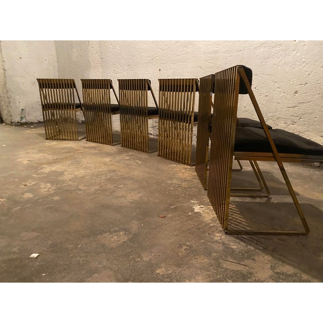 Vintage Italian Chairs, 1970, Set of 6 For Sale - Image 10 of 16