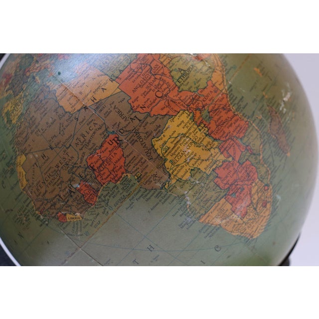 Green Vintage Petite Illuminated Glass Precision Globe by Replogle For Sale - Image 8 of 12