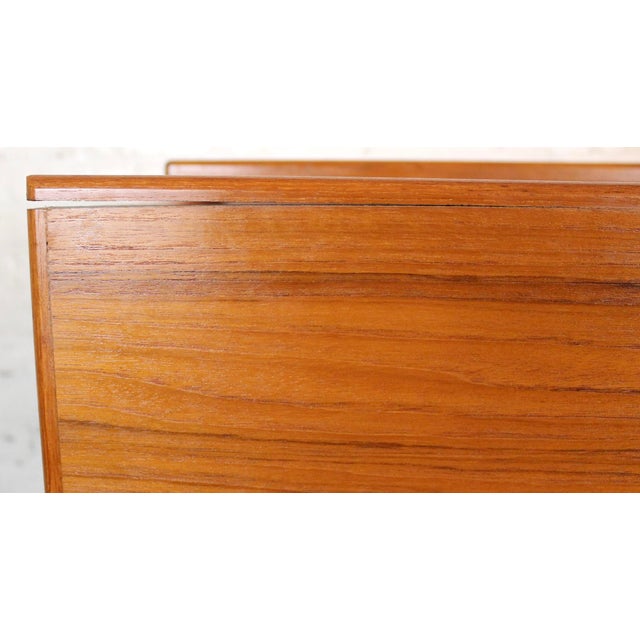 Vintage Danish Modern Teak Gentleman's Chest For Sale - Image 11 of 15