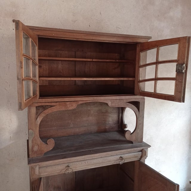 Art Nouveau Display Cabinet or Wardrobe, 1890s For Sale - Image 5 of 14