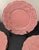 Ceramic Vintage 1980s Bordallo Pinheiro “Ingrid Pink” Floral Embossed Plates- Set of 4 For Sale - Image 7 of 11