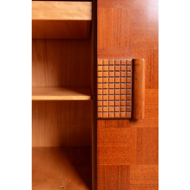 Czech Art Deco Sideboard in Walnut attributed to J. Halabala for Up Zavody, 1940s For Sale - Image 16 of 18