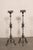 Mid 20th Century French Forged Iron Floor Candlesticks, 5 Ft For Sale - Image 9 of 13