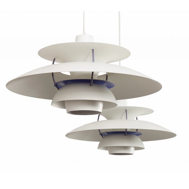 Ph5 Vintage Pendants Lamp by Poul Henningsen for Louis Poulsen, Set of Two, 1980s, Set of 2 For Sale - Image 9 of 9