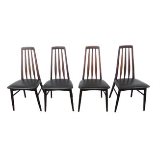 Niels Koefoed Denmark Danish Modern Dining Dinette Chairs Set of Four 5996 For Sale