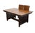 Wood Canadel Furniture Solid Oak Mission Style Arts & Crafts 102" Trestle Dining Table 8020bc-Bra000-Pta - Made in Canada For Sale - Image 7 of 13