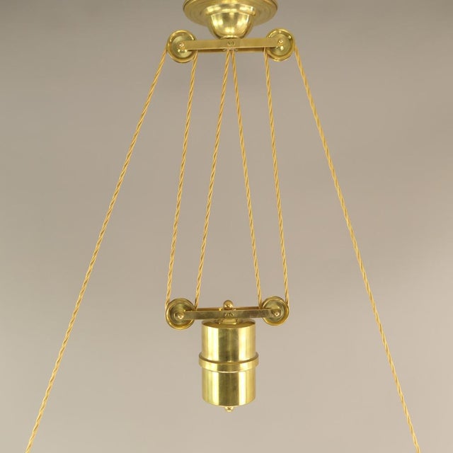 English Billiard Ceiling Light, 1930s For Sale - Image 14 of 16