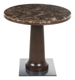 Dorios Side Table with Marble Top by Fabian Pellegrinet Conte