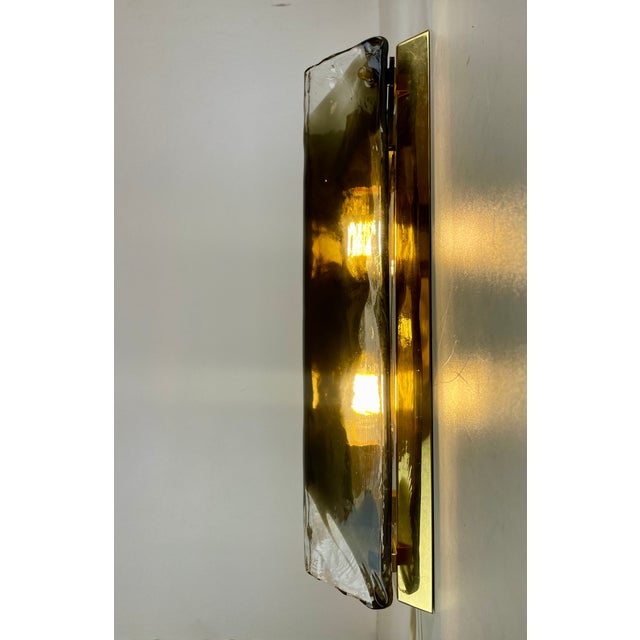 Metal Murano and Brass Wall Lamps by J.T. Kalmar, Austria, 1960s, Set of 2 For Sale - Image 7 of 17