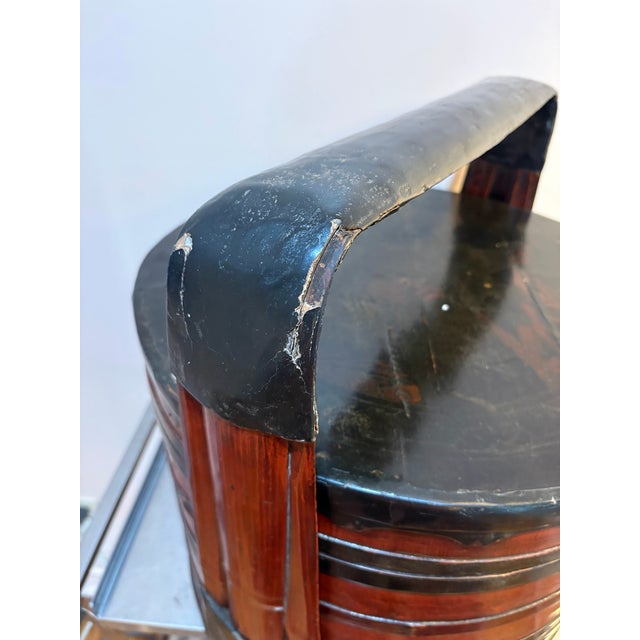 Chinese Antique Chinese Bamboo Tiered Wedding Basket For Sale - Image 3 of 10