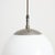 Vintage Pendant Light in Opaline Glass, 1950s For Sale - Image 3 of 6