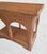 Vintage Arched Wicker Coastal Regency Console Table For Sale In West Palm - Image 6 of 7