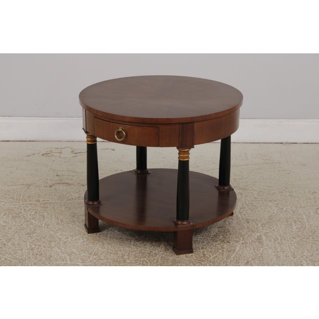 Age: Approx: 40 Years Old Details: Walnut Dovetailled Drawer Construction High Quality Construction 1 Drawer Solid Brass...