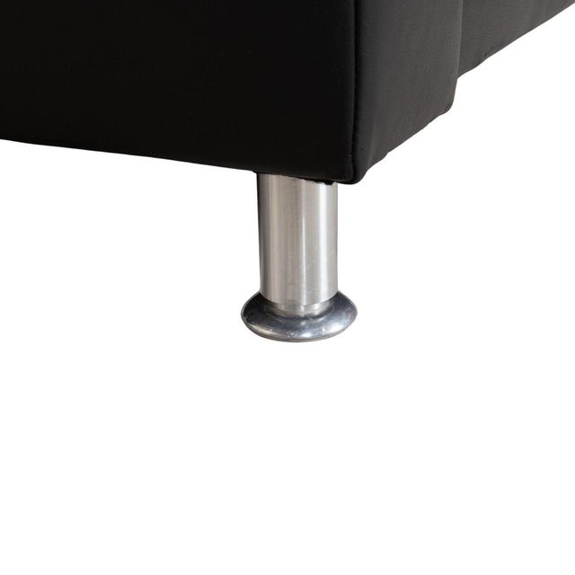 Black Concept Plus Corner Sofa in Black Leather from Ewald Schillig For Sale - Image 8 of 17