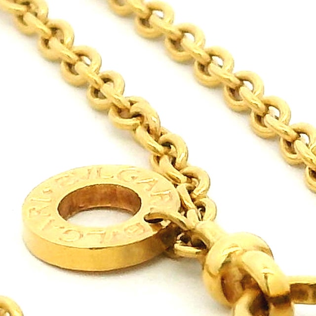 Late 1990s Bulgari 18k Gold Bar Pendant Necklace – 19.5 Grams – Serial 2331 For Sale - Image 10 of 10