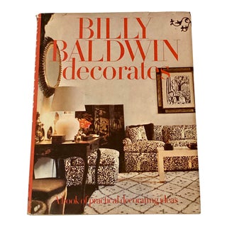 1972 Billy Baldwin Decorates Coffee Table Book For Sale