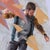 A New Rhythm 1 by Stefan Smit | Oil Painting of a man dancing among abstract shapes For Sale - Image 4 of 5