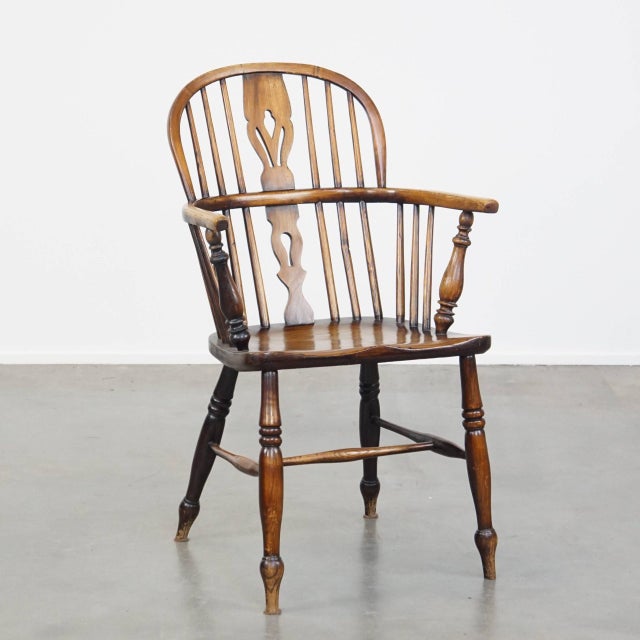 English Wooden Windsor Side Chair For Sale - Image 13 of 13