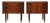 Vintage Danish Mid-Century Rosewood Nightstands/Side Tables (Pair) For Sale