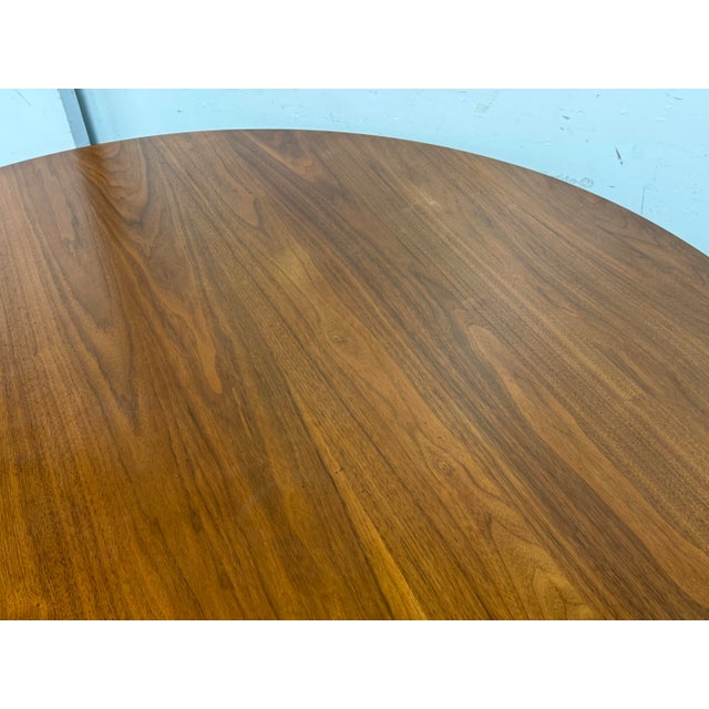 Brown West Elm Jax Round Dining Table For Sale - Image 8 of 12