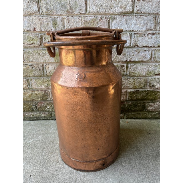 1920s Antique Copper Vessel For Sale - Image 5 of 11