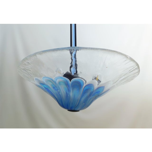 1960s Blue Murano Pendant by La Murrina For Sale - Image 6 of 14
