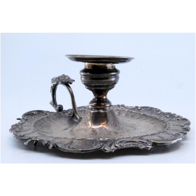 Silver Silver Paddle with Shell Shape and Harlequin on the Handle For Sale - Image 8 of 10