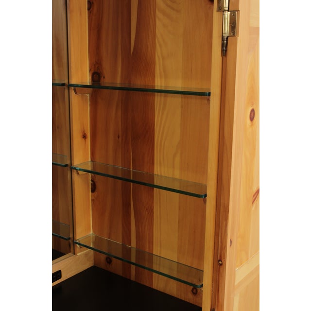 Chippendale Distressed Washed Pine Bar Cabinet For Sale In Philadelphia - Image 6 of 18