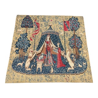 The Lady and the Unicorn Tapestry Wall Hanging For Sale