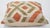 Tribal Arteverk Handwoven Afghan Kilim Pillow — Beige & Green Diamond Lattice For Sale - Image 3 of 3