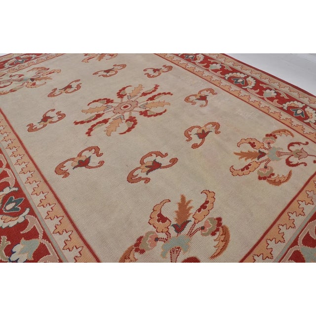 1960s Anatolian Oushak Vintage Floor Carpet For Sale - Image 5 of 10