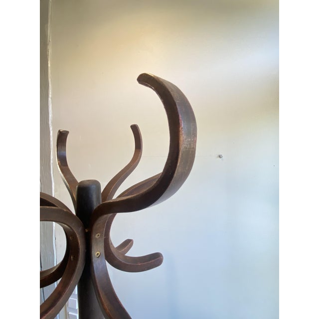 Mid-Century Modern Bistro Swivel Coat Rack, 1960s For Sale - Image 3 of 17