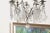 Mid 19th Century 19th Century French Six-Light Crystal Chandelier with Silvered Iron Armature For Sale - Image 5 of 12