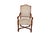 Early 21st Century Vintage Provence Collection From Bussandri Arte Louis XIV Style Fabric & Leather Dining Chairs, Set of 10, C. 2003 For Sale - Image 5 of 18