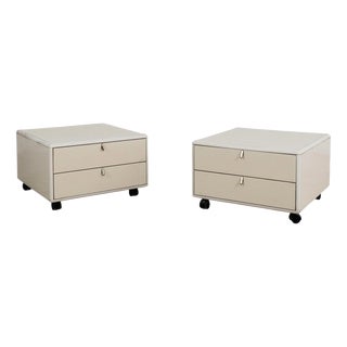 Vintage Henna Nightstands by George Coslin for Longato, 1970s, Set of 2 For Sale