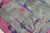 Pink Green Antique Chinese Art Deco Foyer Size Carpet - 6' x 8'6" For Sale - Image 9 of 18