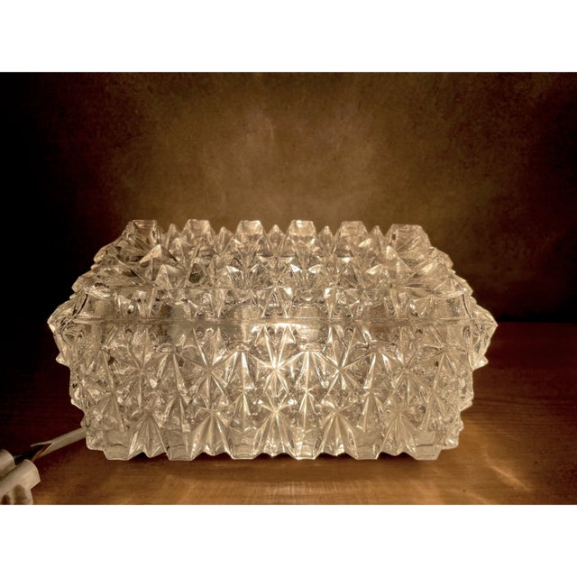 Small Rectangular Glass Flush Mount from ERCO, 1960s For Sale - Image 4 of 11