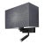 Satin Black Wall Light With Shade For Sale
