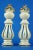 Art Nouveau Ceramic Columns with Miniature Vases and Flowers from Bassano Nove Factory, Italy, Late 19th Century, Set of 2 For Sale - Image 5 of 18